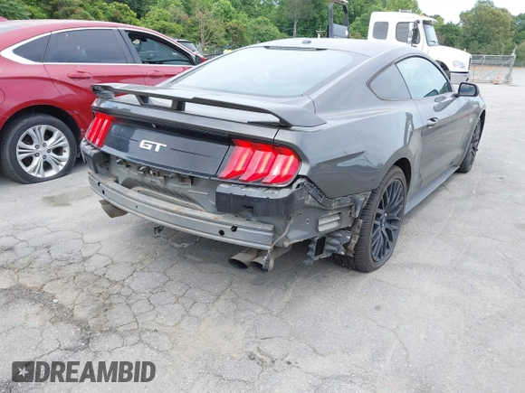 2019 Ford Mustang GT with VIN 1FA6P8CF0K5124320, listed as a IAAI auction lot 42314129 with 102,589 mi miles and . Bid and sale history available at DreamBid. Image 6.