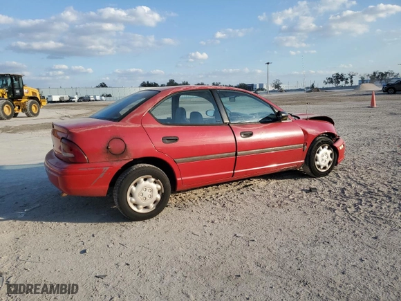1996 Plymouth Neon with VIN 1P3ES27C7TD700137, listed as a Copart auction lot 44391435 with 80284 miles and Salvage Title. Bid and sale history available at carsss.com. Image 3.