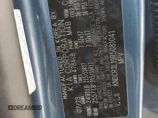 2024 Kia Niro Wind with VIN KNDCR3L19R5081041, listed as a Copart auction lot 49882385 with 7,803 mi miles and Salvage Title. Bid and sale history available at DreamBid. Image 14.
