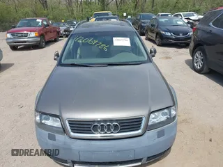 2004 Audi allroad A6 V8 with VIN WA1YD64B94N091052, listed as a IAAI auction lot 42069786 with 214,042 mi miles and . Bid and sale history available at DreamBid. Image 6.