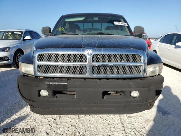 2000 Dodge Ram 1500 with VIN 1B7HC13Z7YJ122323, listed as a Copart auction lot 77254054 with 0 mi miles and Non Repairable. Bid and sale history available at carsss.com. Image 5.