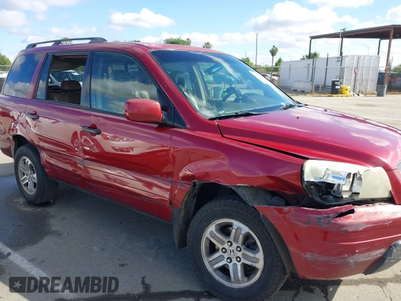 2005 Honda Pilot EX-L with VIN 2HKYF18545H544535, listed as a IAAI auction lot 42250692 with 232,994 mi miles and . Bid and sale history available at DreamBid. Image 6.