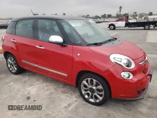 2015 FIAT 500L Lounge with VIN ZFBCFACH1FZ030599, listed as a Copart auction lot 75400814 with 94,580 mi miles and Clean Title. Bid and sale history available at carsss.com. Image 4.