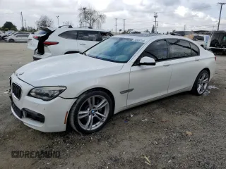 2013 BMW 7 Series 750Li with VIN WBAYE8C56DD133111, listed as a Copart auction lot 54608345 with 172,303 mi miles and Salvage title. Bid and sale history available at DreamBid. Image 1.