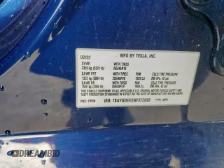 2022 Tesla Model Y Long Range z VIN 7SAYGDEEXNF372693, wystawiony jako Copart lot #53275555 z przebiegiem 51 165 mil mil oraz Szkody całkowita. Historia ofert i sprzedaży dostępna na DreamBid. Obrazek 13.