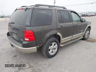 2005 Ford Explorer Eddie Bauer with VIN 1FMDU64K15ZA24990, listed as a IAAI auction lot 41551385 with 162,368 mi miles and . Bid and sale history available at DreamBid. Image 4.