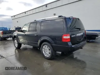 2012 Ford Expedition Max Limited z VIN 1FMJK2A55CEF05619, wystawiony jako Copart lot #87026894 z przebiegiem 152 582 mil mil oraz Szkoda całkowita • Salvage title. Historia ofert i sprzedaży dostępna na DreamBid. Obrazek 2.