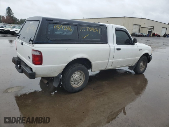 2003 Ford Ranger XL with VIN 1FTYR10D23PA42666, listed as a Copart auction lot 49998695 with 0 mi miles and Salvage Title. Bid and sale history available at carsss.com. Image 3.