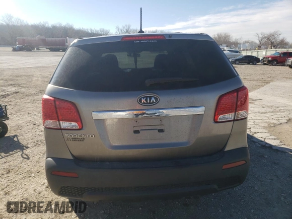 2011 Kia Sorento LX with VIN 5XYKT3A11BG089129, listed as a Copart auction lot 42789644 with 150,394 mi miles and Salvage Title. Bid and sale history available at carsss.com. Image 6.