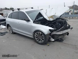 2013 Audi Q5 Premium with VIN WA1CFAFP9DA097618, listed as a IAAI auction lot 41386155 with 120,794 mi miles. Bid and sale history available at carsss.com. Image 1.