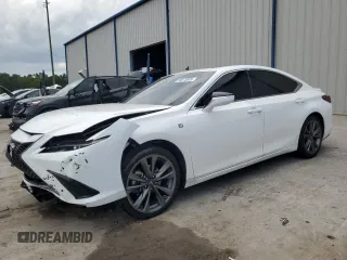 2021 Lexus ES 350 F Sport with VIN 58AGZ1B19MU099629, listed as a Copart auction lot 58873835 with 50,526 mi miles and Salvage title. Bid and sale history available at DreamBid. Image 1.