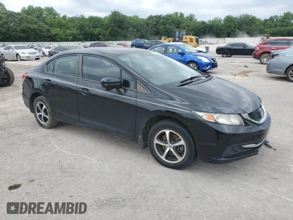 2015 Honda Civic SE z VIN 19XFB2F76FE082210, wystawiony jako Copart lot #57762515 z przebiegiem Nie podano mil oraz Szkoda całkowita • Salvage title. Historia ofert i sprzedaży dostępna na DreamBid. Obrazek 4.