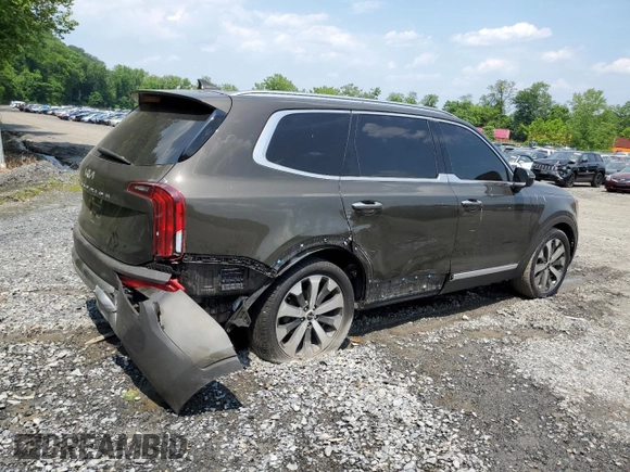 2022 Kia Telluride S z VIN 5XYP6DHC9NG202372, wystawiony jako Copart lot #59772235 z przebiegiem 41 052 mil mil oraz Szkoda całkowita • Salvage title. Historia ofert i sprzedaży dostępna na DreamBid. Obrazek 3.
