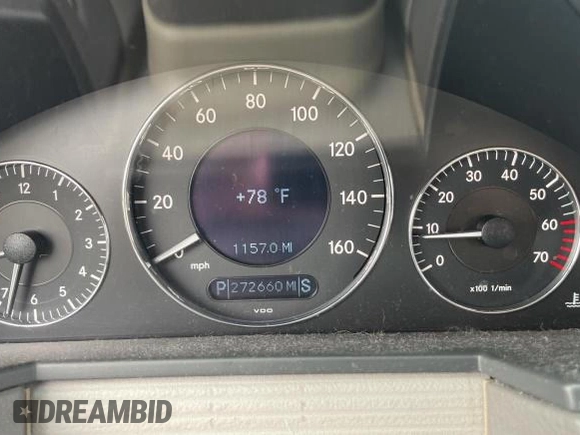 2003 Mercedes-Benz E-Class 3.2L with VIN WDBUF65J53A291922, listed as a Copart auction lot 73341014 with 272,660 mi miles and Clean Title. Bid and sale history available at carsss.com. Image 8.