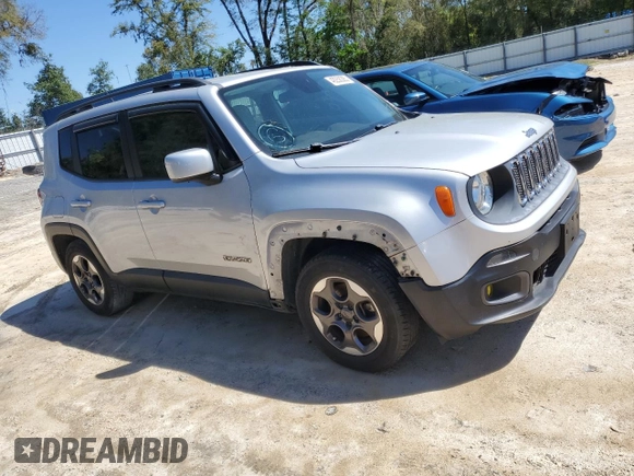 2015 Jeep Renegade Latitude with VIN ZACCJABH0FPB75982, listed as a Copart auction lot 49258385 with 121,737 mi miles and Salvage Title. Bid and sale history available at carsss.com. Image 4.