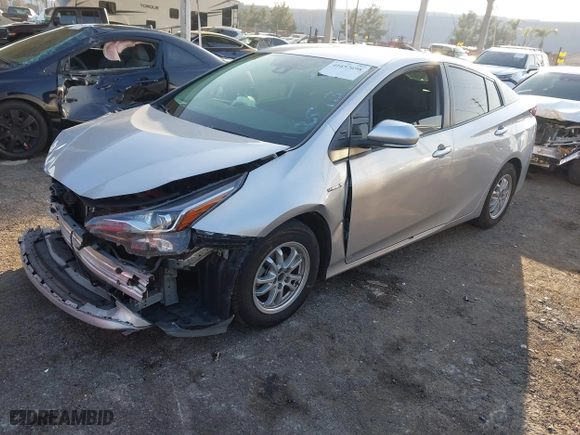 2019 Toyota Prius L Eco with VIN JTDKARFU2K3082593, listed as a IAAI auction lot 41657698 with 239,412 mi miles. Bid and sale history available at carsss.com. Image 17.