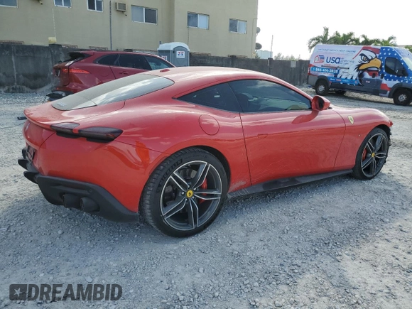 2021 Ferrari Roma z VIN ZFF98RNA5M0267812, wystawiony jako Copart lot #78847294 z przebiegiem Nie podano mil oraz Szkody całkowita. Historia ofert i sprzedaży dostępna na DreamBid. Obrazek 3.