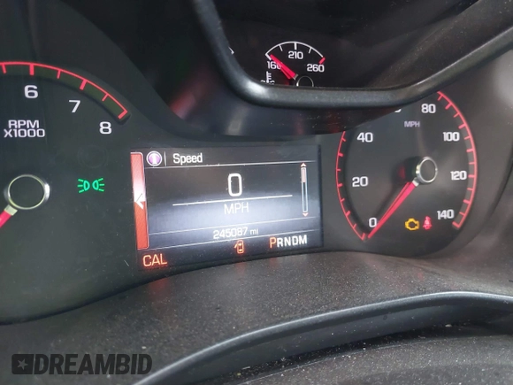 2016 GMC Canyon 2WD SLE with VIN 1GTG5CE34G1154106, listed as a IAAI auction lot 41451107 with 245,087 mi miles. Bid and sale history available at carsss.com. Image 7.