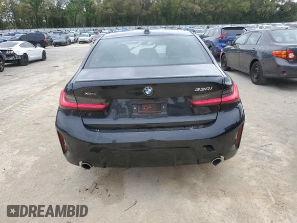 2024 BMW 3 Series 330i xDrive with VIN 3MW89FF01R8E65387, listed as a Copart auction lot 50001195 with 19,478 mi miles and Clean Title. Bid and sale history available at carsss.com. Image 6.