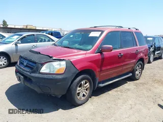 2003 Honda Pilot EX with VIN 2HKYF18423H543534, listed as a IAAI auction lot 42153549 with 363,663 mi miles. Bid and sale history available at carsss.com. Image 2.