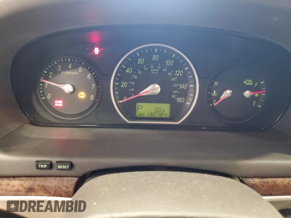 2006 Hyundai Sonata GLS with VIN 5NPEU46F36H026908, listed as a Copart auction lot 52309995 with 130,784 mi miles and Salvage Title. Bid and sale history available at DreamBid. Image 9.