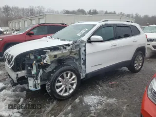 2017 Jeep Cherokee Limited with VIN 1C4PJMDS4HW509807, listed as a Copart auction lot 44675655 with 82,456 mi miles and Salvage Title. Bid and sale history available at carsss.com. Image 1.