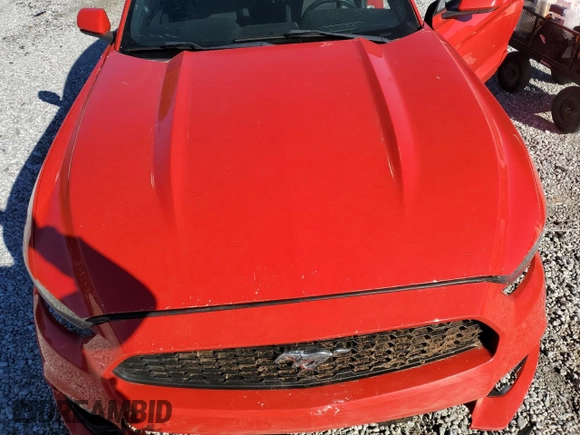 2016 Ford Mustang V6 with VIN 1FA6P8AM1G5316452, listed as a Copart auction lot 41768815 with 99,495 mi miles and Salvage Title. Bid and sale history available at carsss.com. Image 11.