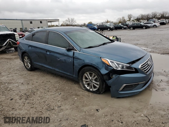 2017 Hyundai Sonata SE with VIN 5NPE24AF5HH478035, listed as a Copart auction lot 80434234 with 91,368 mi miles and Salvage Title. Bid and sale history available at carsss.com. Image 4.