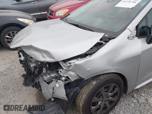 2021 Toyota Corolla LE with VIN 5YFEPMAE9MP258421, listed as a IAAI auction lot 41775756 with 81,675 mi miles and . Bid and sale history available at DreamBid. Image 6.