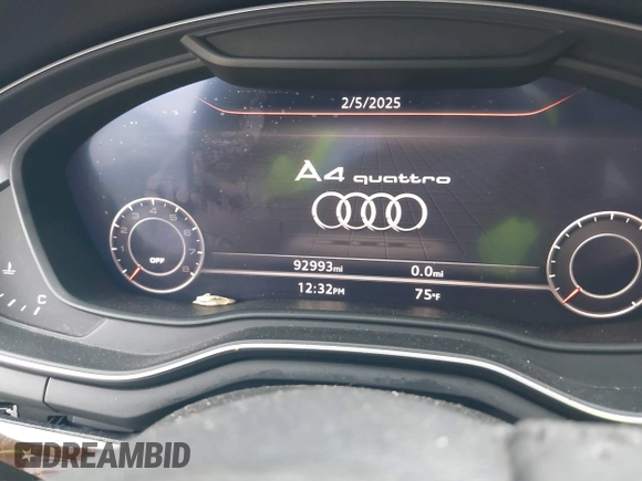 2019 Audi A4 Premium Plus z VIN WAUENAF46KA111721, wystawiony jako IAAI lot #41500022 z przebiegiem 92 993 mil mil oraz . Historia ofert i sprzedaży dostępna na DreamBid. Obrazek 14.