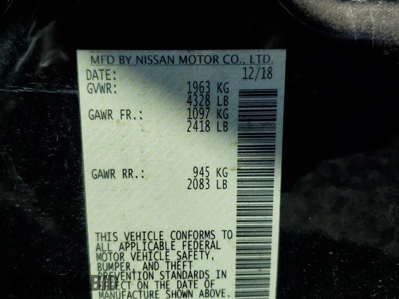 2019 Nissan Altima S with VIN 1N4BL4BV5KN313346, listed as a Copart auction lot 49644455 with 91,859 mi miles and Salvage Title. Bid and sale history available at DreamBid. Image 14.