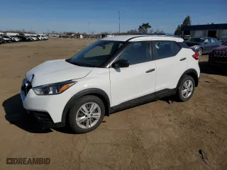 2020 Nissan Kicks S with VIN 3N1CP5BV0LL562926, listed as a Copart auction lot 48156995 with 54,913 mi miles and Salvage Title. Bid and sale history available at carsss.com. Image 1.