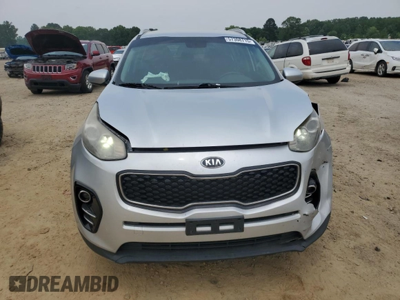 2017 Kia Sportage EX with VIN KNDPN3AC7H7085738, listed as a Copart auction lot 57308715 with 159,434 mi miles and Salvage title. Bid and sale history available at DreamBid. Image 5.