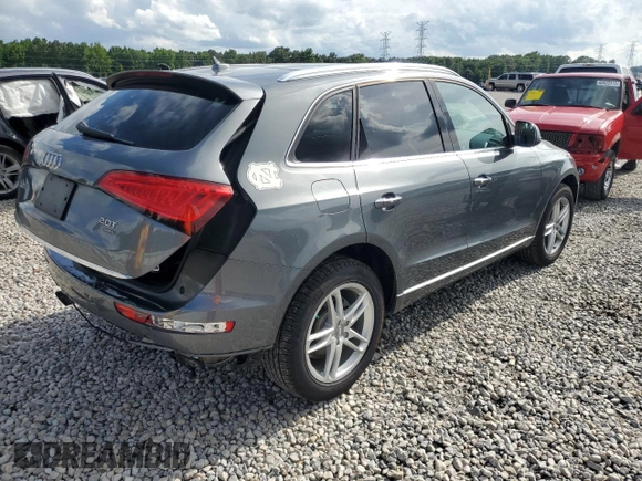 2015 Audi Q5 Premium Plus with VIN WA1LFAFP2FA036629, listed as a Copart auction lot 60836255 with 105,753 mi miles and Salvage title. Bid and sale history available at DreamBid. Image 3.