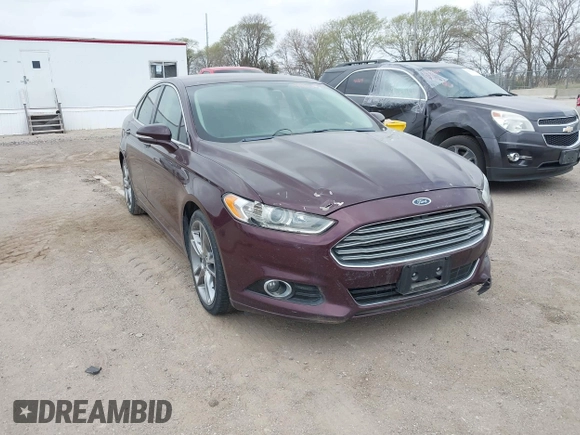 2013 Ford Fusion Titanium with VIN 3FA6P0K9XDR324165, listed as a IAAI auction lot 42068565 with 147,330 mi miles and . Bid and sale history available at DreamBid. Image 1.