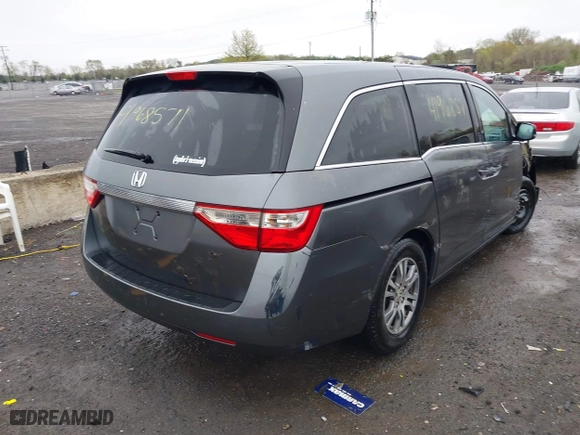 2012 Honda Odyssey EX with VIN 5FNRL5H49CB044488, listed as a IAAI auction lot 41968571 with 128,005 mi miles. Bid and sale history available at carsss.com. Image 4.