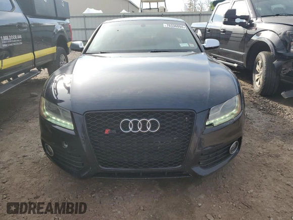 2011 Audi S5 Prestige with VIN WAUVVAFR6BA047949, listed as a Copart auction lot 76336094 with 96,950 mi miles and Salvage Title. Bid and sale history available at carsss.com. Image 5.
