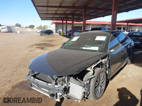 2019 Audi A8 L with VIN WAU8DAF83KN002810, listed as a IAAI auction lot 41588169 with 64,323 mi miles. Bid and sale history available at carsss.com. Image 18.
