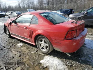 2002 Ford Mustang Standard with VIN 1FAFP40412F224903, listed as a Copart auction lot 89095635 with 0 mi miles and Salvage Title. Bid and sale history available at carsss.com. Image 2.