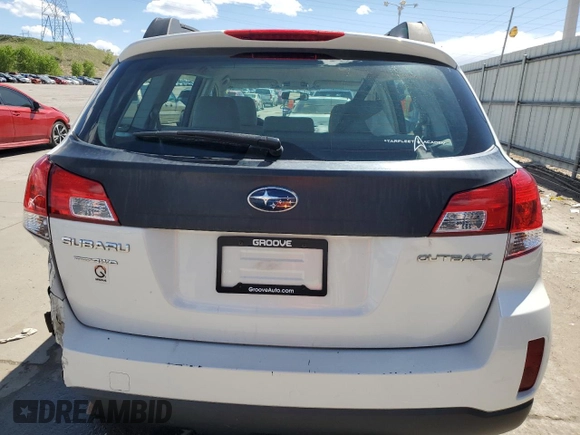 2012 Subaru Outback 2.5i with VIN 4S4BRCAC7C3295332, listed as a Copart auction lot 57178085 with 77,955 mi miles and Salvage title. Bid and sale history available at DreamBid. Image 6.