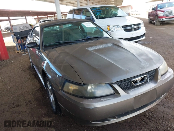 2002 Ford Mustang Standard with VIN 1FAFP40442F212762, listed as a IAAI auction lot 41776411 with 166,183 mi miles. Bid and sale history available at carsss.com. Image 1.