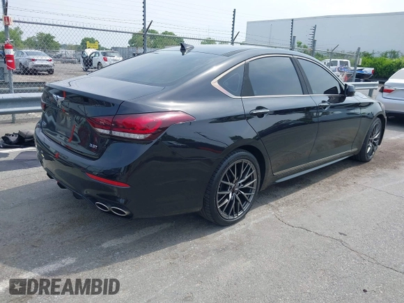 2018 Genesis G80 Sport with VIN KMHGN4JB5JU241632, listed as a IAAI auction lot 42093142 with 102,090 mi miles and . Bid and sale history available at DreamBid. Image 4.