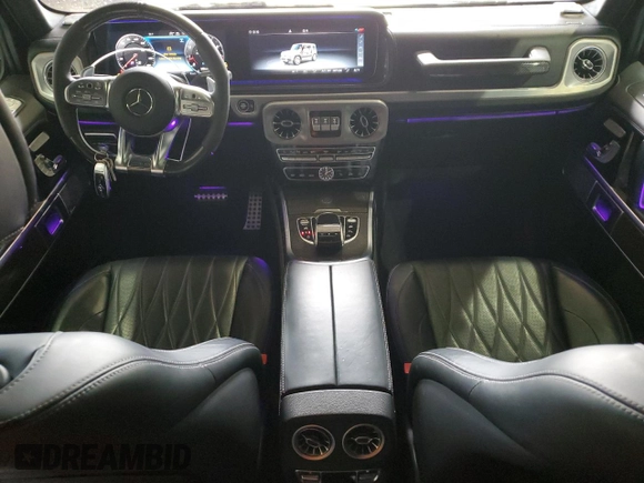 2021 Mercedes-Benz G 63 AMG with VIN W1NYC7HJ2MX367312, listed as a Copart auction lot 52855344 with 21,818 mi miles and Clean Title. Bid and sale history available at DreamBid. Image 8.