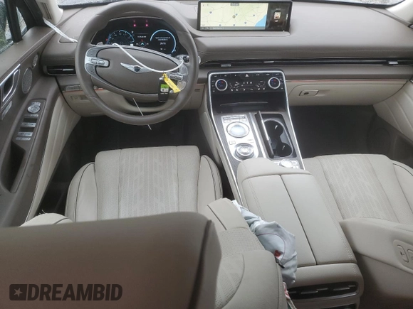 2022 Genesis GV80 с VIN KMUHBDSB8NU096461, выставлен на аукционе Copart как лот 44605835 с пробегом 25 088 миль миль и Списание • Salvage title. История ставок и продаж доступна на DreamBid. Изображение 8.