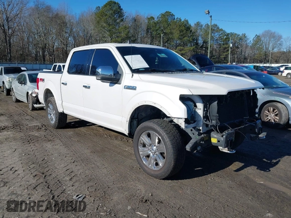 2019 Ford F-150 XL with VIN 1FTEW1E50KKD67650, listed as a IAAI auction lot 41437963 with 51,791 mi miles. Bid and sale history available at carsss.com. Image 1.