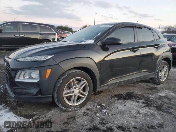 2018 Hyundai Kona SE with VIN KM8K1CAA9JU155084, listed as a Copart auction lot 42140555 with 105,767 mi miles and Salvage Title. Bid and sale history available at carsss.com. Image 1.