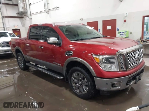 2017 Nissan Titan SV with VIN 1N6AA1E53HN529594, listed as a IAAI auction lot 41479406 with 121,715 mi miles and . Bid and sale history available at DreamBid. Image 1.