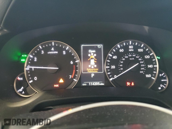2016 Lexus RX 350 with VIN 2T2BZMCA1GC038794, listed as a Copart auction lot 64048765 with 114,205 mi miles and Salvage title. Bid and sale history available at DreamBid. Image 9.