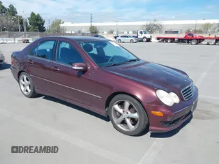 2006 Mercedes-Benz C Sport with VIN WDBRF52H46A878392, listed as a IAAI auction lot 41849441 with 169,072 mi miles. Bid and sale history available at carsss.com. Image 1.