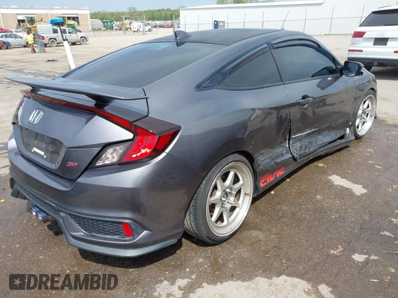 2020 Honda Civic Si with VIN 2HGFC3A52LH750594, listed as a IAAI auction lot 42016380 with 43,593 mi miles and . Bid and sale history available at DreamBid. Image 4.